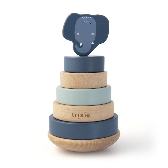 Trixie Baby & Kids Rocking Ring Stacker Mrs. Elephant