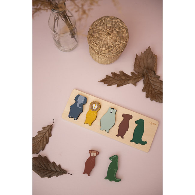 Trixie Baby & Kids Holzpuzzle mit Tiere