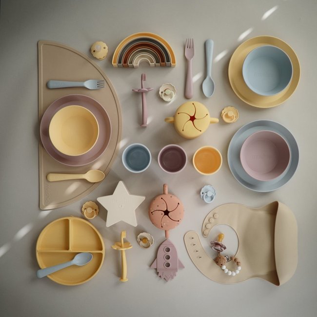 Mushie Becher Pale Daffodil 2-Teilig