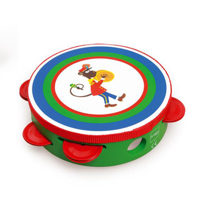 Scratch Creatief Speelgoed Tambourine Fanfare Retro