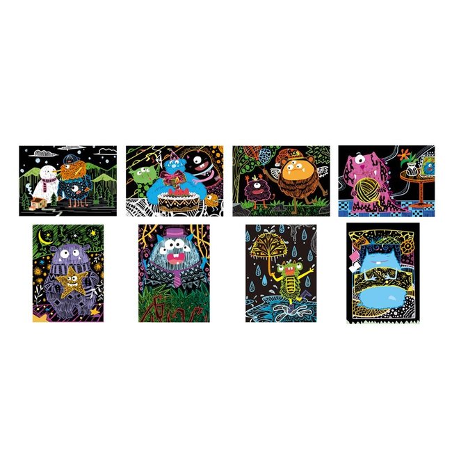 Scratch Art  Monsters
