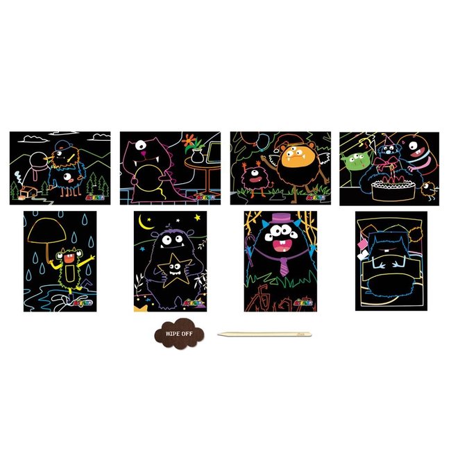 Kraskaarten Monsters