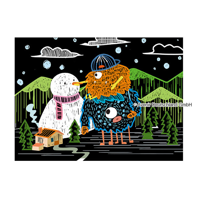 Scratch Art  Monsters