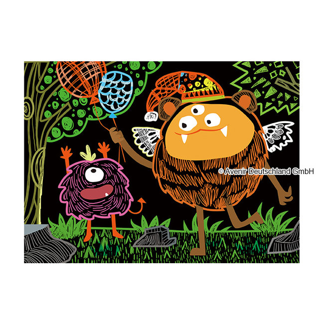 Kratzbilder Monsters
