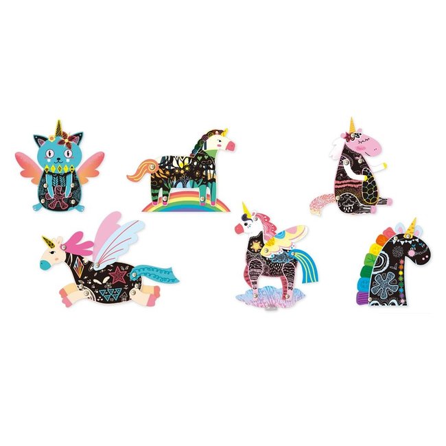 Scratch Cards Unicorns Craft Set