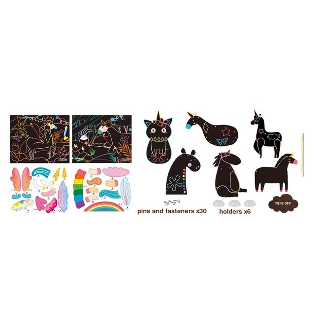 Scratch Cards Unicorns Craft Set
