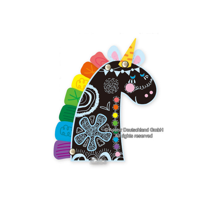 Kraskaarten Unicorns Knutselset