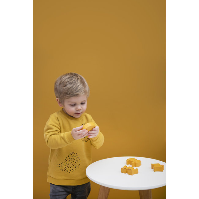 Trixie Baby & Kids Wooden Shape Puzzle Mr. Lion