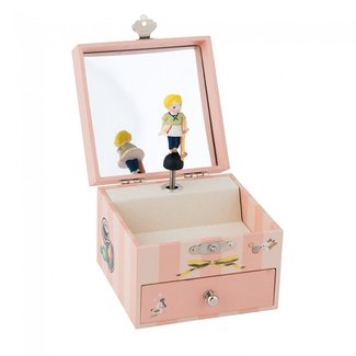 Moulin Roty Speelgoed Musical box Les Parisiennes Pink