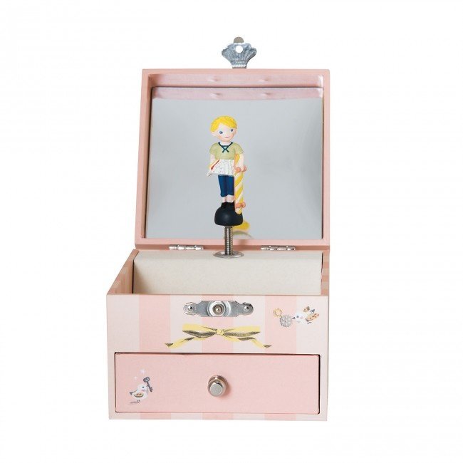 Moulin Roty Speelgoed Musical box Les Parisiennes Pink