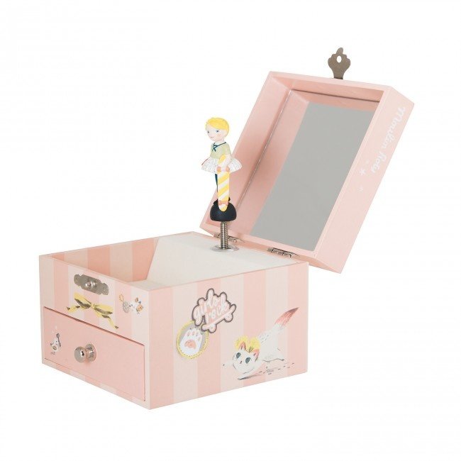 Moulin Roty Muziekdoosje Les Parisiennes Roze