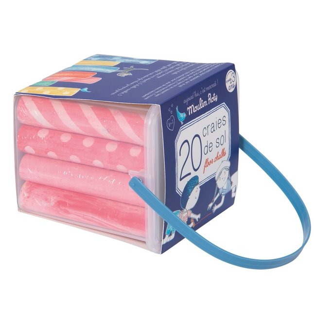 Moulin Roty Speelgoed Floor Chalk 20 Pieces