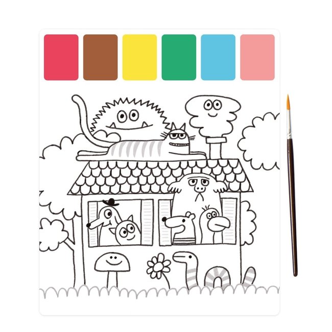 Moulin Roty Paintbook Les Schmouks