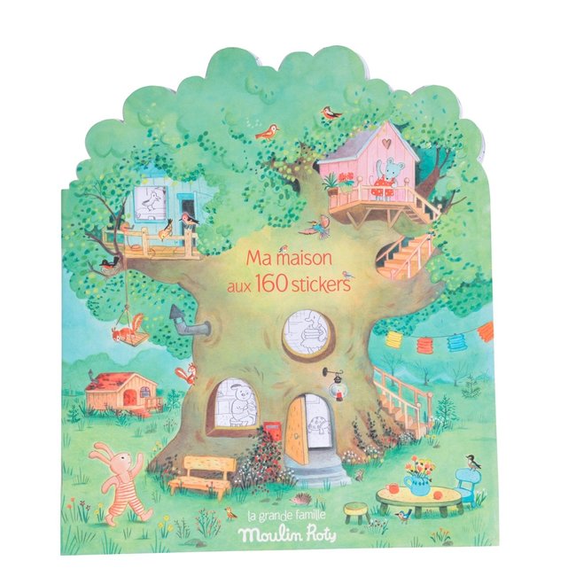 Moulin Roty Speelgoed Sticker Book La Grande Famille