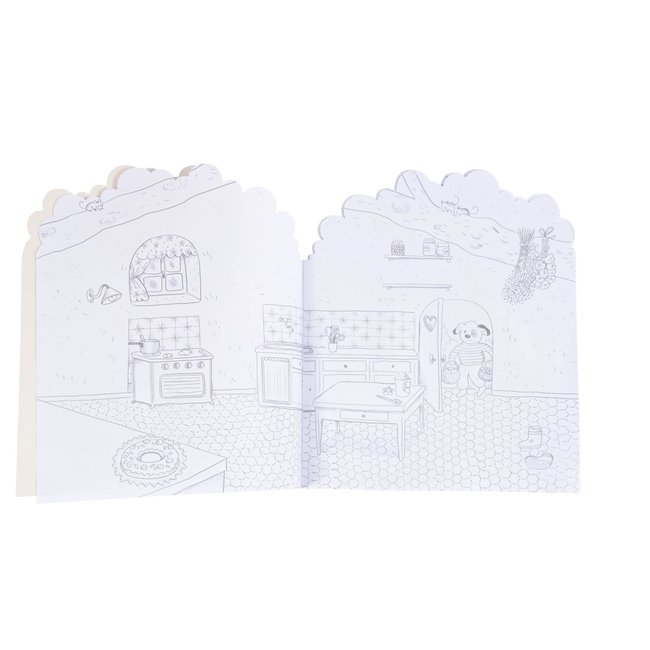 Moulin Roty Speelgoed Sticker Book La Grande Famille