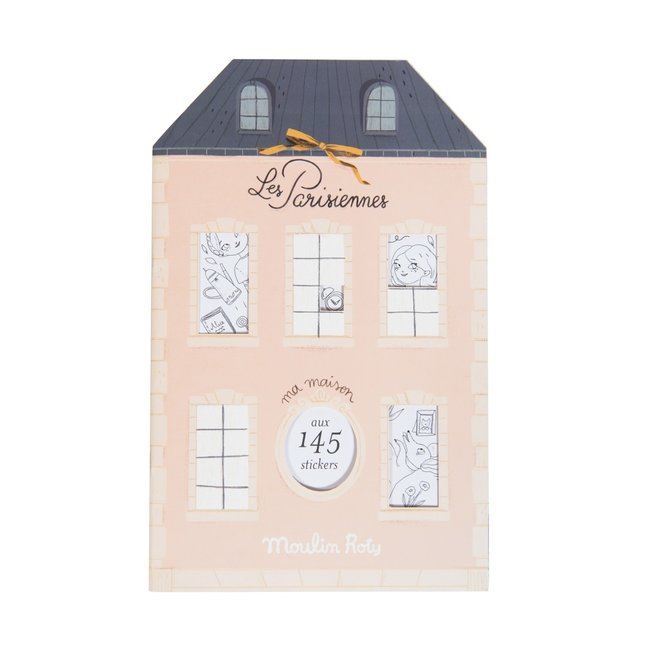 Moulin Roty Mallbuch mit Stickern Les Parisiennes