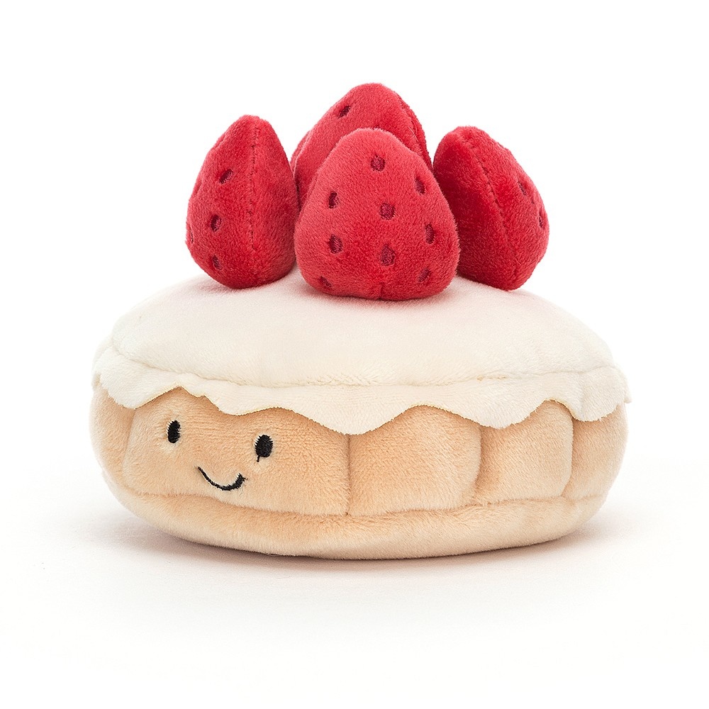 Jellycat Pretty Patisserie Tarte Aux Fraises - Funny Soft Toys Online ...