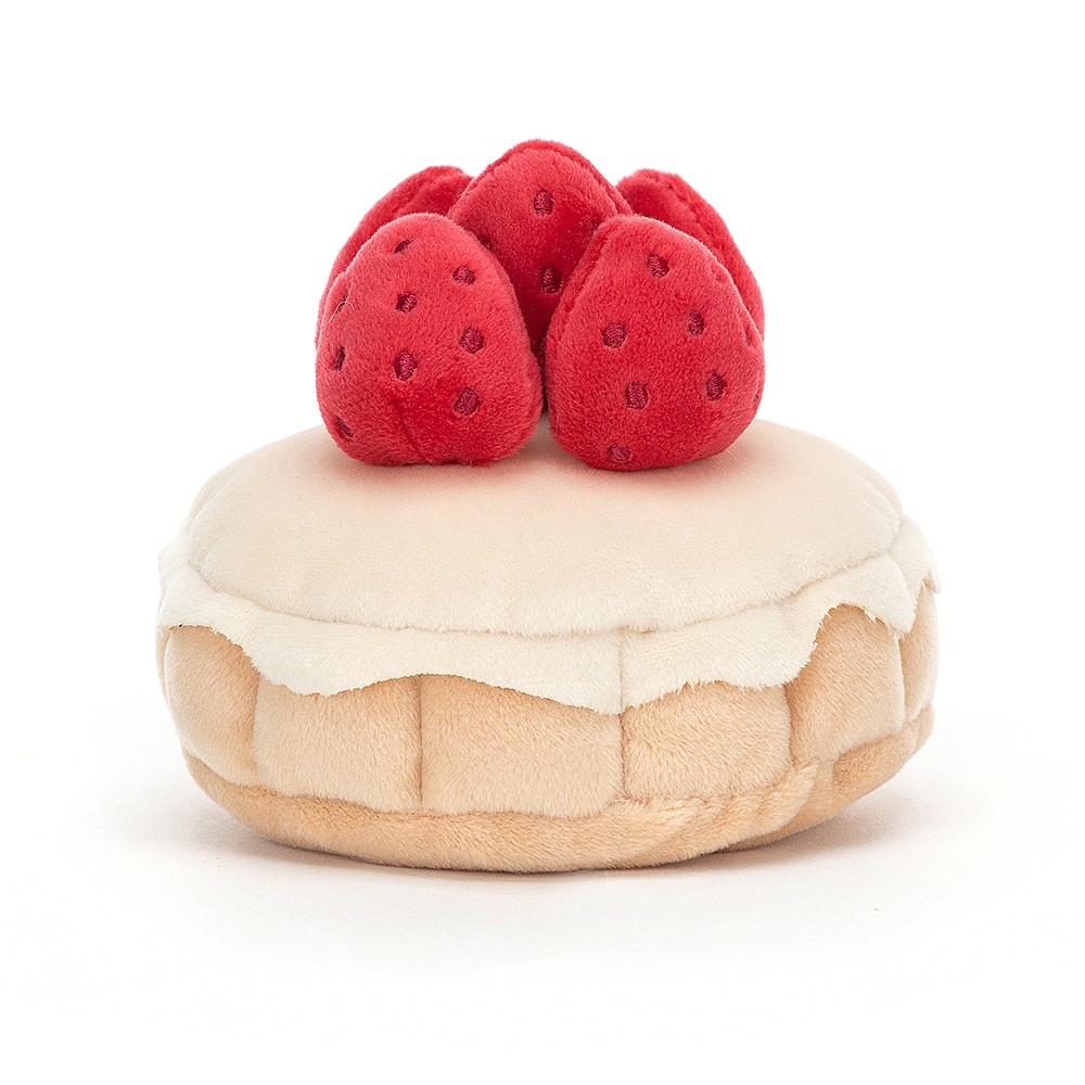 Jellycat Pretty Patisserie Tarte Aux Fraises - Funny Soft Toys Online ...