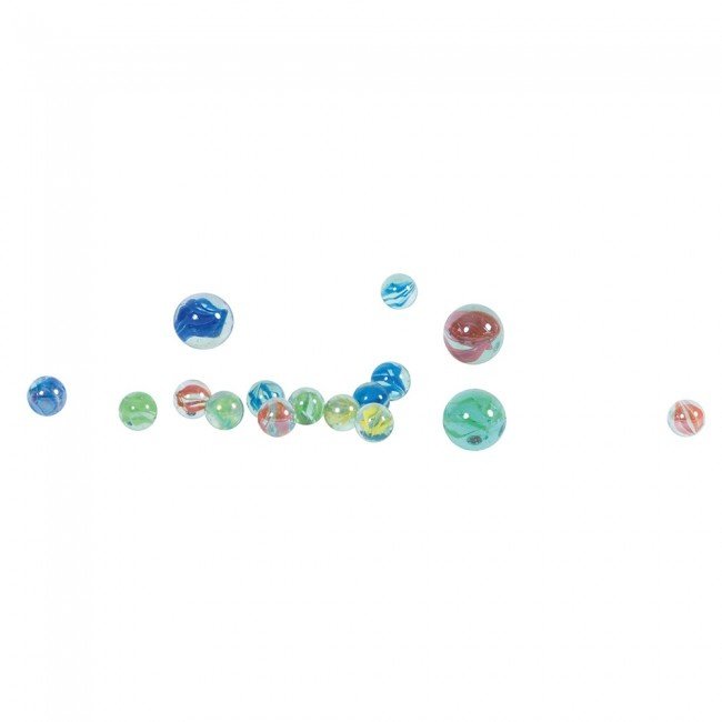 Moulin Roty Speelgoed Bag of Marbles 50 Pieces Blue