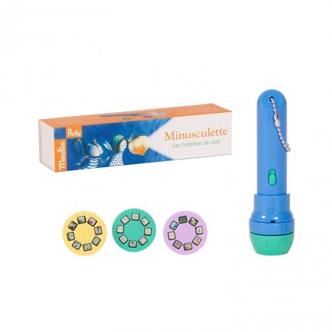 Moulin Roty Speelgoed Projektionsleuchte Fee Minusculette Blau