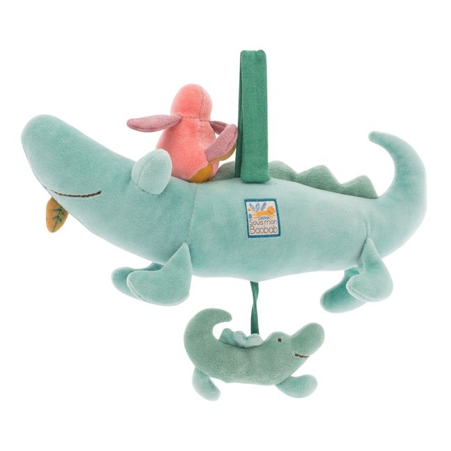 Moulin Roty Speelgoed Activity toy Crocodile Green