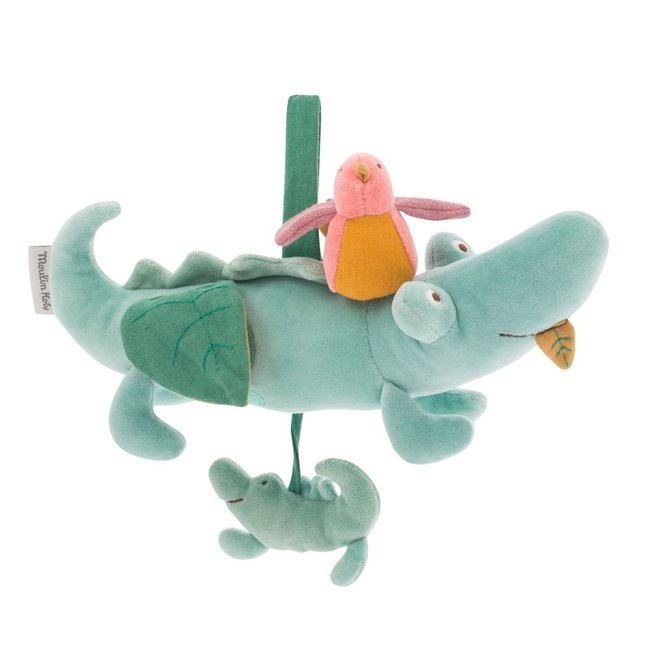 Moulin Roty Speelgoed Activity toy Crocodile Green