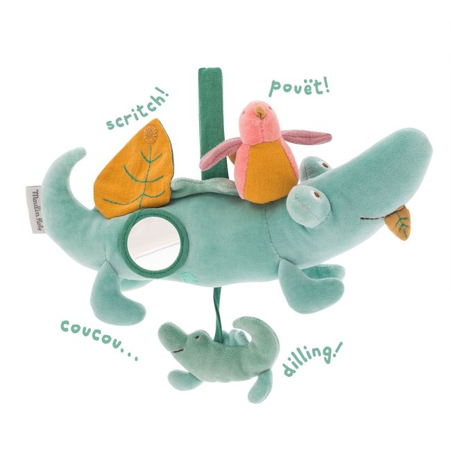 Moulin Roty Activiteiten Speeltje Krokodil Groen