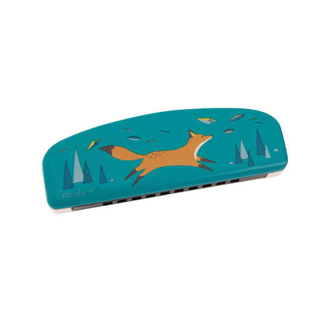 Moulin Roty Harmonica Fox Blue Le Voyage d'Olga