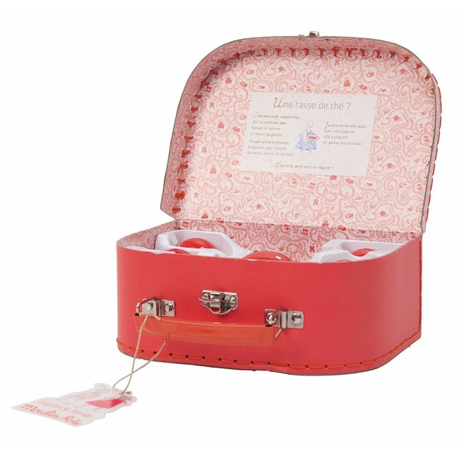 Moulin Roty Speelgoed Teeservice Rot Im Koffer Le Grande Famille