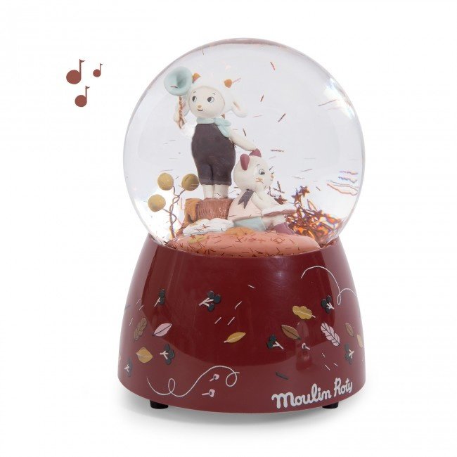 Moulin Roty Speelgoed Sneeuwbol Muziek Apres La Pluie Rood