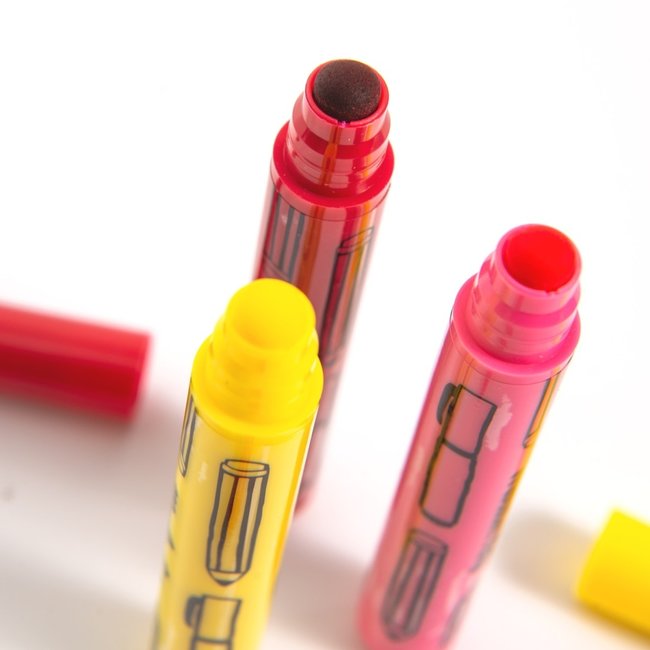 Moulin Roty Speelgoed Meine ersten 10 Filzstifte Les Popipop