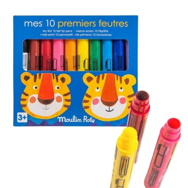 Moulin Roty My First 10 Felt Tip Pens