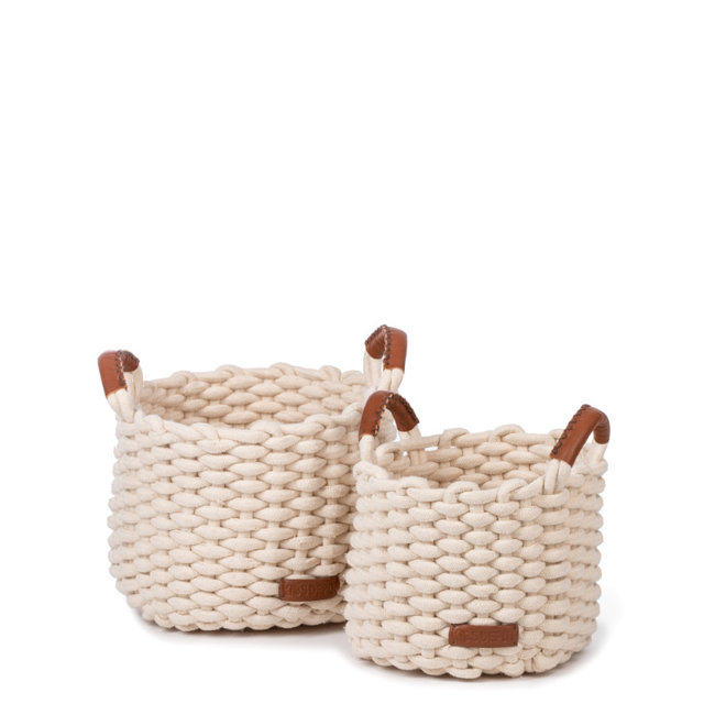 KidsDepot Baskets Korbo White Medium