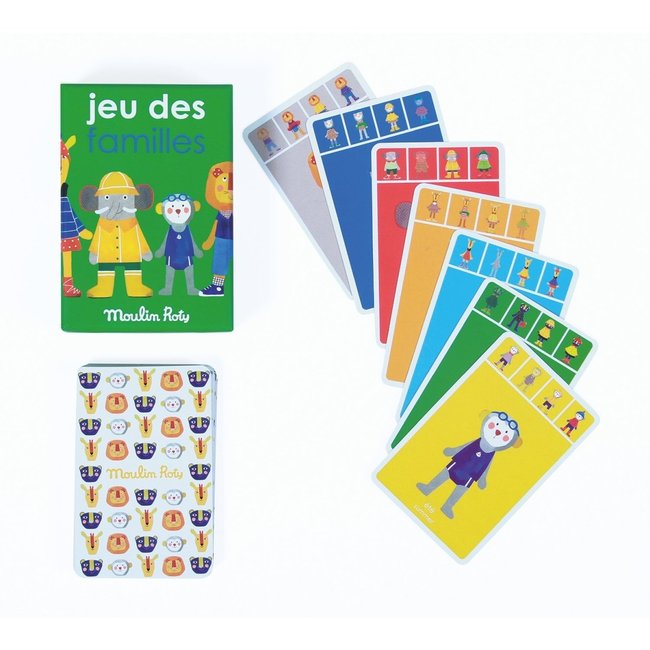 Moulin Roty Quartet Card Game Les Popipop