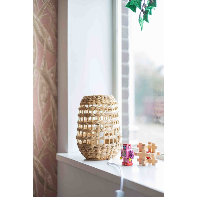 KidsDepot Rotan Tafellamp Verdi Naturel