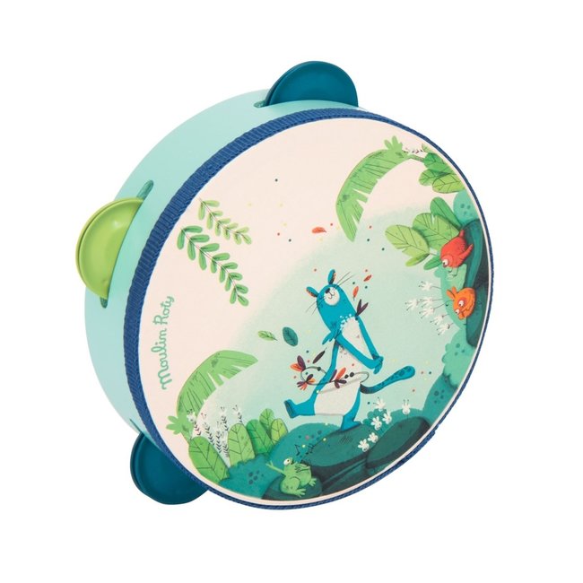 Moulin Roty Tambourine Dans La Jungle Green