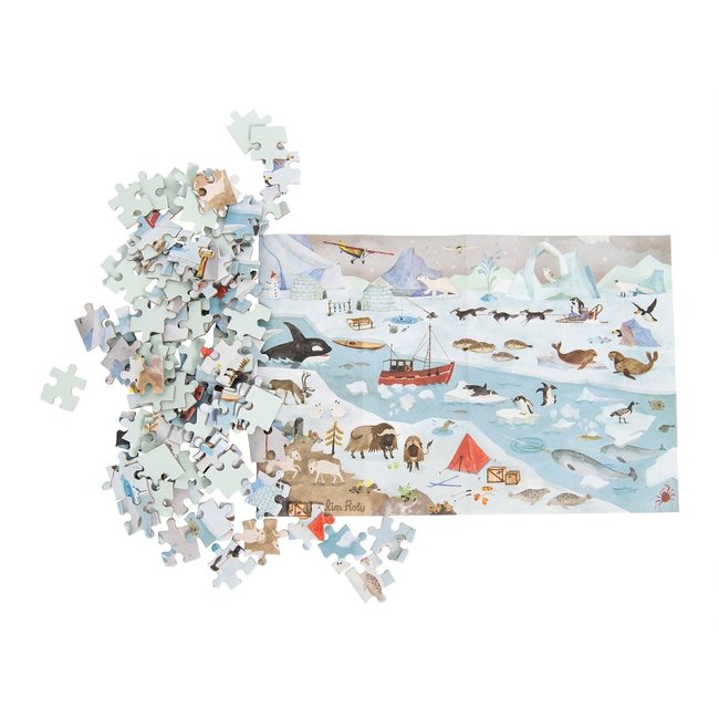Moulin Roty Puzzle Artic Le Jardin 96 Stk.