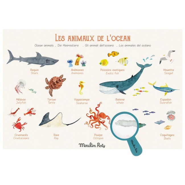 Moulin Roty Puzzle Ocean Le Jardin 96 pcs.