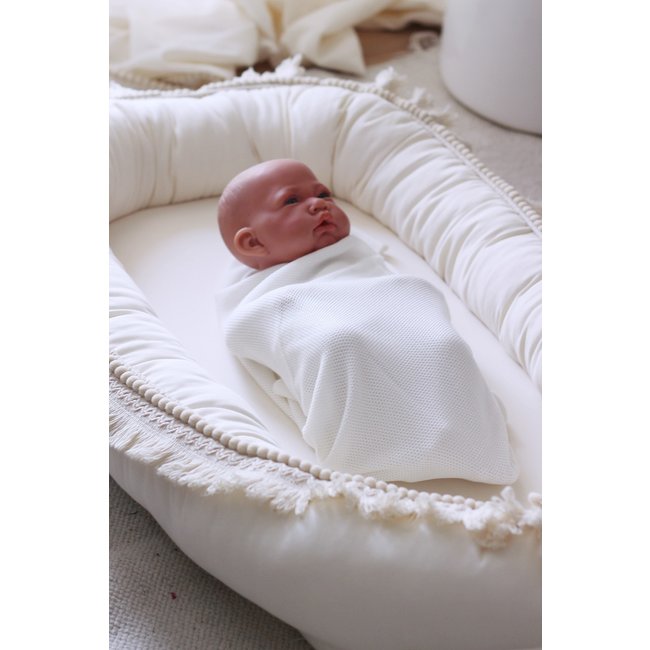 Cotton & Sweets Babynest Boho Vanilla-Creme