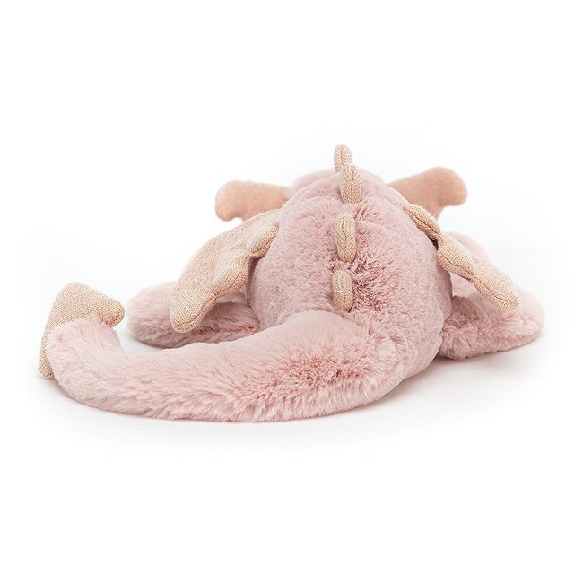 Jellycat Knuffel Draak Roze Little 26 cm