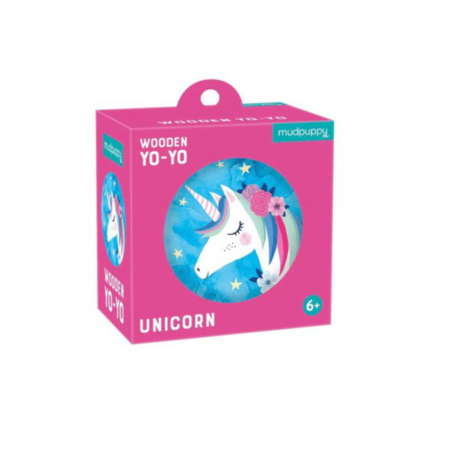 Mudpuppy Yoyo Holz Unicorn Blau
