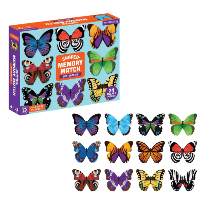 Mudpuppy Memory Spel Vlinders