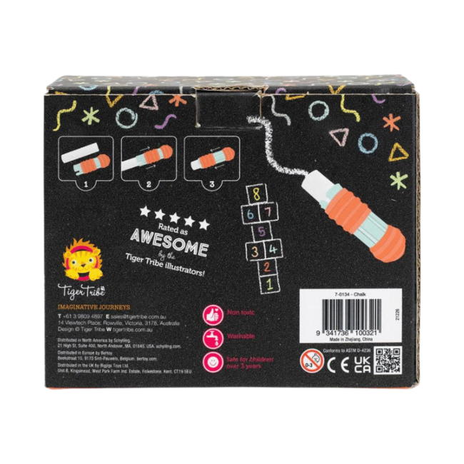 Tiger Tribe Chalk Stationery 10 pcs.