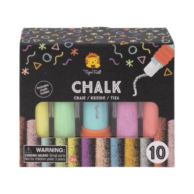 Tiger Tribe Chalk Stationery 10 pcs.