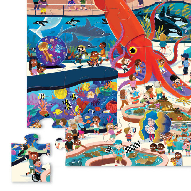 Crocodile Creek Puzzels Puzzle Tag im Aquarium 48 Teile 4 Jahre+