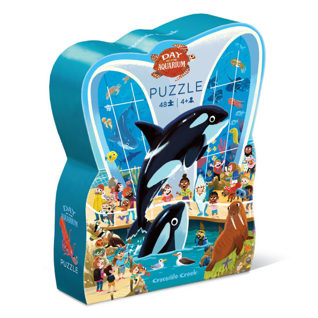 Crocodile Creek Puzzels Puzzel Tag im Aquarium 48 Teile