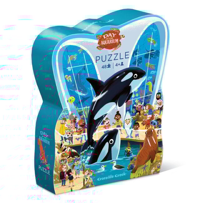 Crocodile Creek Puzzels Puzzle Tag im Aquarium 48 Teile 4 Jahre+
