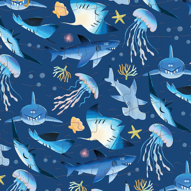 Crocodile Creek Puzzels Impossible Puzzel Haaien 144 st.  8 jaar+