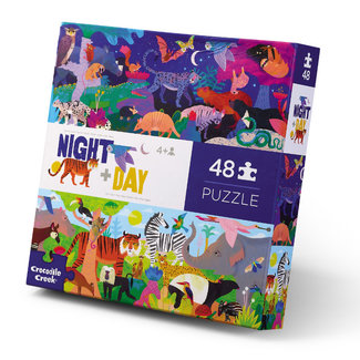 Crocodile Creek Puzzels Puzzel Dag & Nacht 48 st.