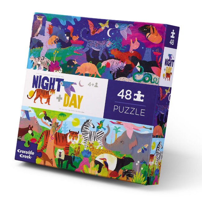 Crocodile Creek Puzzels Puzzel Dag & Nacht 48 st. 4 jaar+